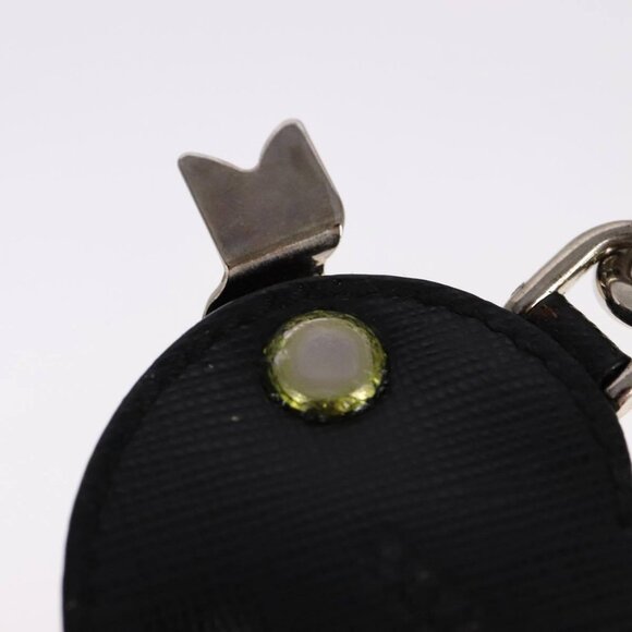 PRADA Key Ring Leather Black Auth ac3522 - Picture 5 of 14
